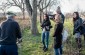 Yahad’s team during an interview at the execution site. © Piotr Malec/ Yahad-In Unum